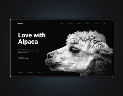 Alpaca: Hero Web Design