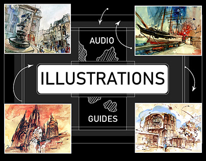 Audio guides illustrations