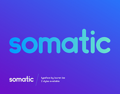 Somatic Rounded: A free font ideal for logotypes