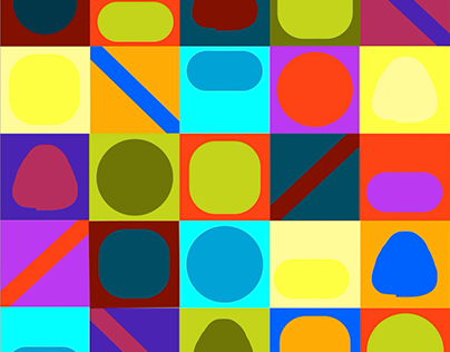 graphic grid color study