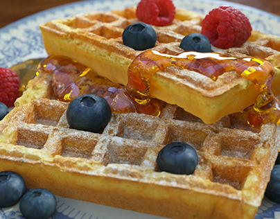 Waffles and Berries