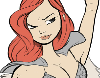Red Sonja character sketch