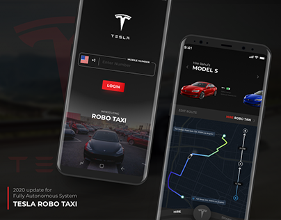 Tesla RoboTaxi App