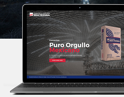 Sitio Web Cementos y Concretos Moctezuma