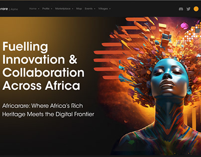 Project thumbnail - Africarare Ubuntu Token Launch - Website Design 2024
