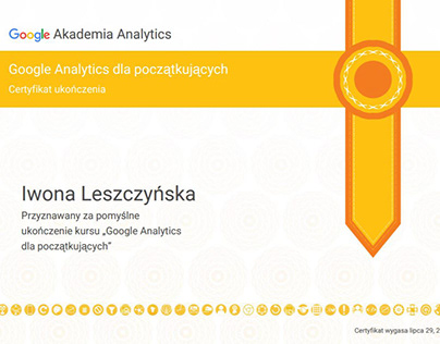 Google Analytics certificate