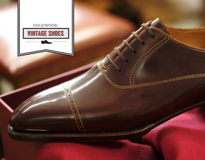 Vintage Shoes Logo & Ad