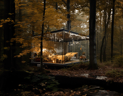 Forest Cabin | Ai Concept