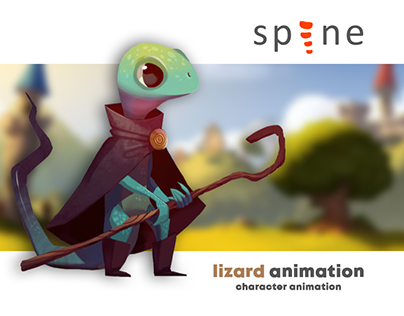 Project thumbnail - lizard animation