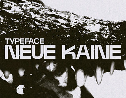 Neue Kaine - a Variable typeface