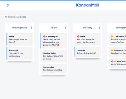 KanbanMail – Web App