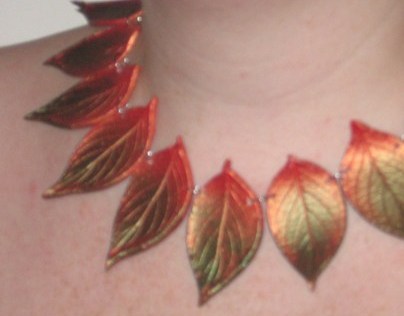 Clay Leaf Necklaces - Gr. 11