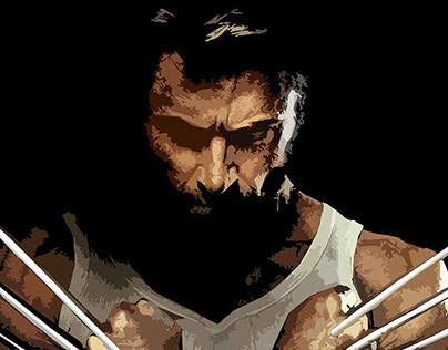 illustration Wolverine,Ironman