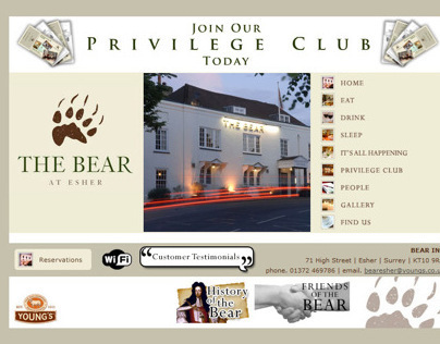 Bear Esher website