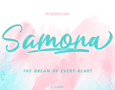 Free Samona Script Font