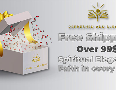 Web banner For Refreshed and Blessed