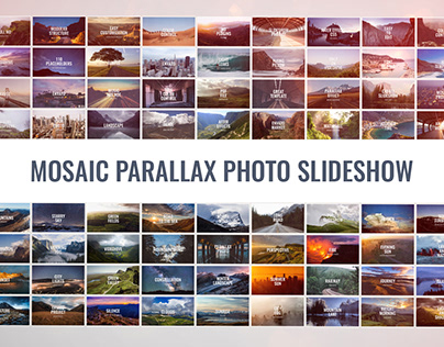 Mosaic Parallax Photo Slideshow