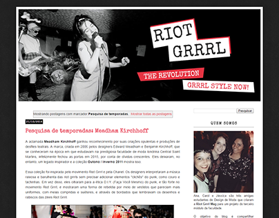 Blog Riot Grrrl Mag