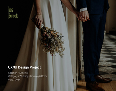 Wedding planning website / UX/UI project