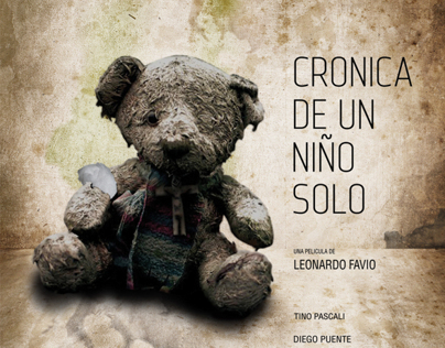 Afiche, Cronicas de un Niño Solo de Leonardo Favio
