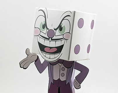 Cuphead Papertoy Villians for Arby's Kids Meals