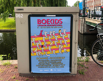 Poster design for Boekids - Illustration
