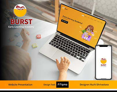 Website Case Study- BURST (e-learning app)