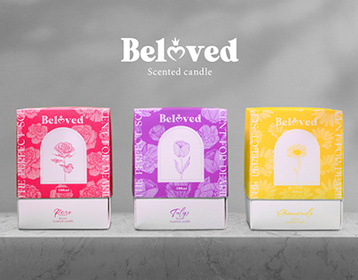BELOVED Scented Candle | Packaging Design