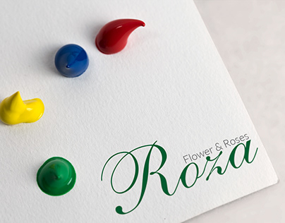 Roza Flower & Roses Logo