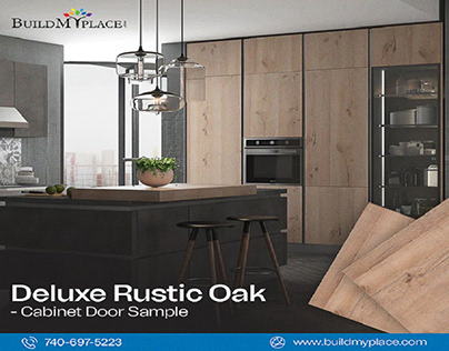 Deluxe Rustic Oak - Cabinet Door Sample