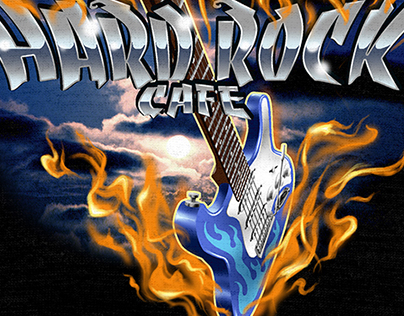 Hard Rock Cafe. Sky guitar.
