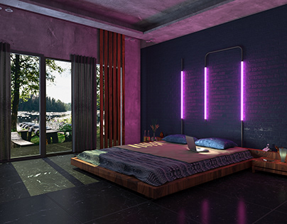 Neon Bedroom
