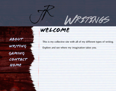 JR Writings Web Design