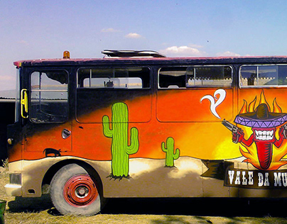 "El Bus" | Spray Paint | 2008 throwback