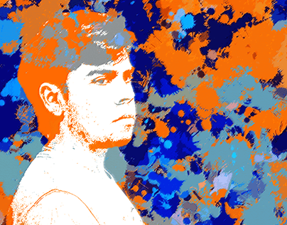Complementary Color Self Portrait