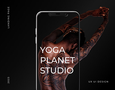 Yoga Planet studio - landing page
