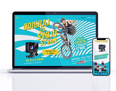 Design a Landing Page Game Contest for Slovenia