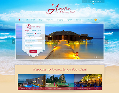 Visit Aruba Microsite