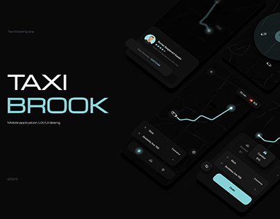 Taxi booking app UX/UI