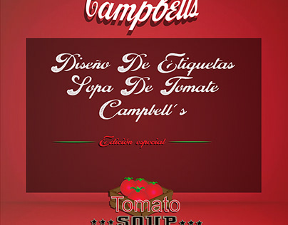 diseño de etiqueta sopa de tomate