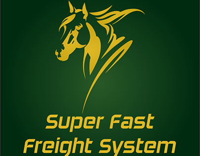 Super Fast Freight System Brand Logo Design