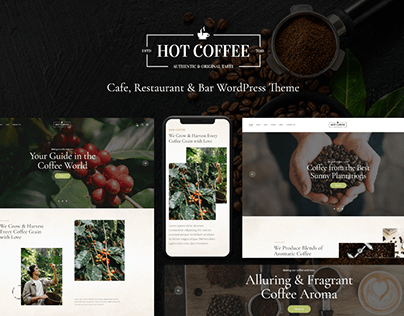 Hot Coffee | Coffee Shop, Farm & Cafe WordPress Theme