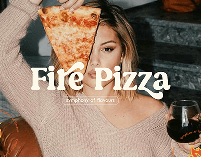Fire Pizza - a brand identity project for a restaurant