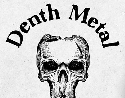 Denth Metal - Tank top for metalhead dentist