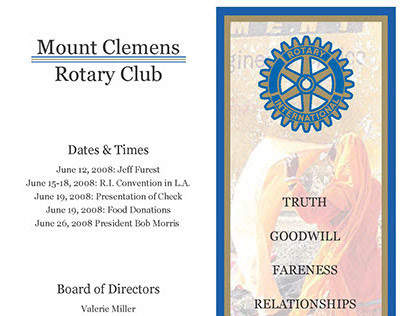 Rotary Club Brochure