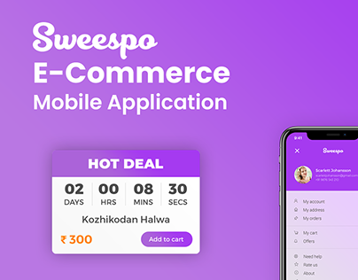 Sweespo- Sweets E-commerce Website and Mobile App