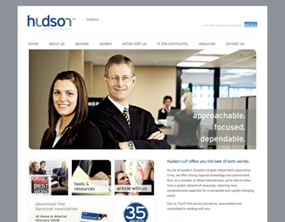 Hudson Website – Designed at RFX Brand + Communications