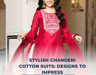 Stylish Chanderi Cotton Suits: Designs to Impress