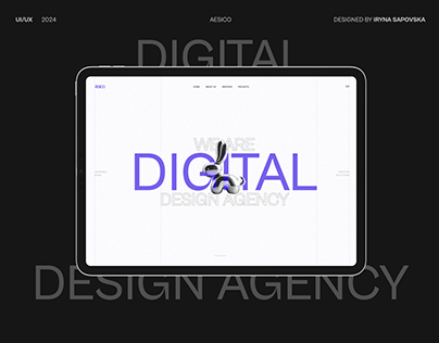 Project thumbnail - WEB DESIGN FOR A DIGITAL DESIGN AGENCY