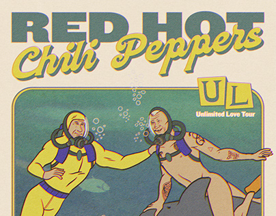 Red Hot Chili Peppers - Brasil Poster